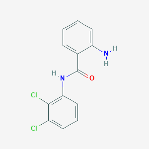molecular formula C13H10Cl2N2O B7806603 2-Amino-N-(2,3-dichlorophenyl)benzamide 