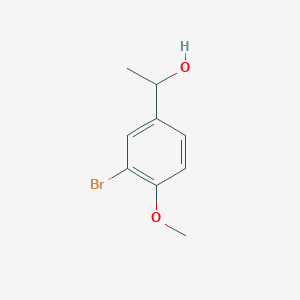 molecular formula C9H11BrO2 B7806607 1-(3-溴-4-甲氧基苯基)乙醇 
