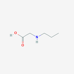 molecular formula C5H11NO2 B7806632 Glycine, N-propyl- CAS No. 25303-14-4