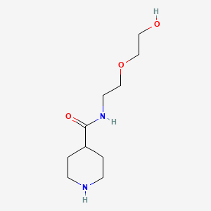 N-[2-(2-Hydroxyethoxy)ethyl]piperidine-4-carboxamide