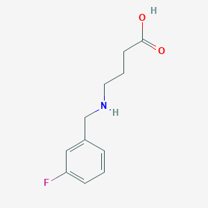 4-[(3-Fluorobenzyl)amino]butanoic acid