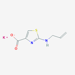 molecular formula C7H7KN2O2S B7806783 potassium;2-(prop-2-enylamino)-1,3-thiazole-4-carboxylate 