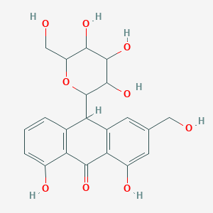 molecular formula C21H22O9 B7806789 Aloinum CAS No. 73649-93-1