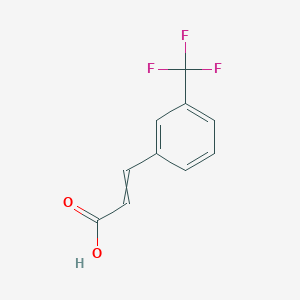 molecular formula C10H7F3O2 B7806816 3-(3-(三氟甲基)苯基)丙烯酸 