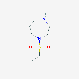 molecular formula C7H16N2O2S B7806908 1-(Ethylsulfonyl)-1,4-diazepane 