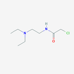 molecular formula C8H17ClN2O B7806979 2-chloro-N-[2-(diethylamino)ethyl]acetamide 