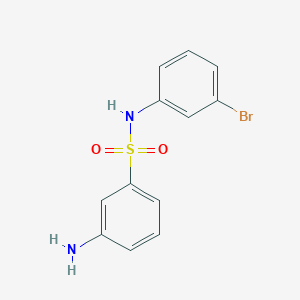 3-Amino-N-(3-bromophenyl)benzenesulfonamide