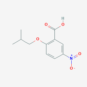 molecular formula C11H13NO5 B7807044 2-Isobutoxy-5-nitrobenzoic acid 