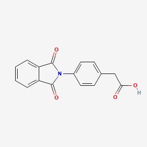 molecular formula C16H11NO4 B7807116 [4-(1,3-Dioxo-1,3-dihydro-isoindol-2-yl)-phenyl]-acetic acid 