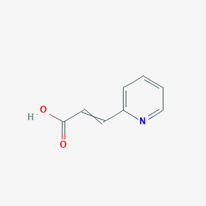 molecular formula C8H7NO2 B7807140 3-(2-Pyridyl)acrylic acid 