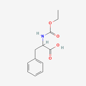 molecular formula C12H15NO4 B7807143 2-[(Ethoxycarbonyl)amino]-3-phenylpropanoic acid CAS No. 81375-37-3