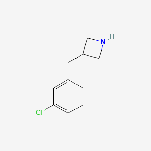 3-[(3-Chlorophenyl)methyl]azetidine