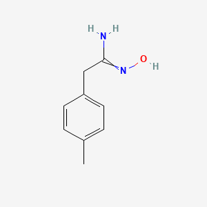 molecular formula C9H12N2O B7807176 N'-hydroxy-2-(4-methylphenyl)ethanimidamide 