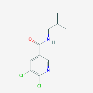 molecular formula C10H12Cl2N2O B7807193 5,6-Dichloro-N-isobutylnicotinamide 