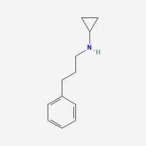 molecular formula C12H17N B7807196 N-(3-phenylpropyl)cyclopropanamine 