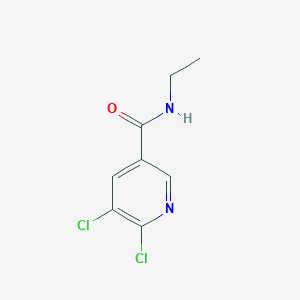 molecular formula C8H8Cl2N2O B7807217 5,6-Dichloro-N-ethylnicotinamide 