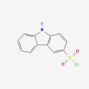 molecular formula C12H8ClNO2S B7807223 9H-咔唑-3-磺酰氯 