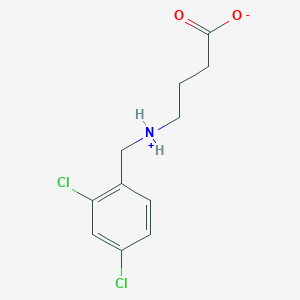 4-[(2,4-Dichlorophenyl)methylazaniumyl]butanoate