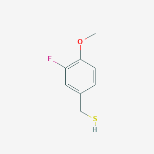 molecular formula C8H9FOS B7807329 (3-Fluoro-4-methoxyphenyl)methanethiol 
