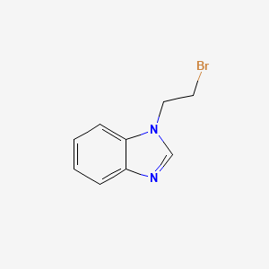 molecular formula C9H9BrN2 B7807342 3-Bromoethylbenzimidazole 