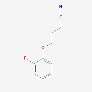 molecular formula C10H10FNO B7807377 4-(2-Fluoro-phenoxy)butanenitrile 