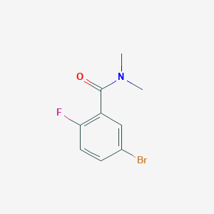molecular formula C9H9BrFNO B7807411 5-bromo-2-fluoro-N,N-dimethylbenzamide 
