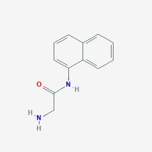 molecular formula C12H12N2O B7807418 2-Amino-N-(naphthalen-1-YL)acetamide 