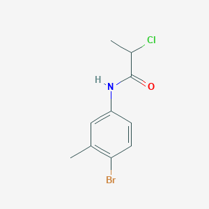 N-(4-bromo-3-methylphenyl)-2-chloropropanamide