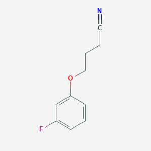 molecular formula C10H10FNO B7807467 4-(3-Fluorophenoxy)butanenitrile 