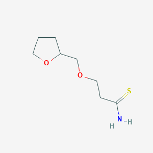 3-((Tetrahydrofuran-2-yl)methoxy)propanethioamide