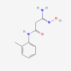 3-amino-3-hydroxyimino-N-(2-methylphenyl)propanamide