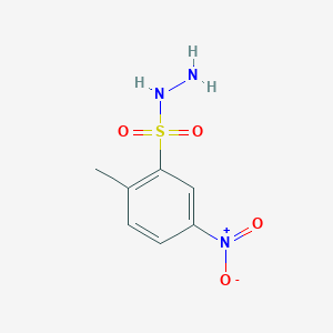 molecular formula C7H9N3O4S B7807536 2-Methyl-5-nitro-benzenesulfonohydrazide CAS No. 53516-95-3