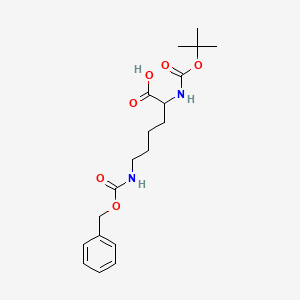 molecular formula C19H28N2O6 B7807550 L-Lysine, N2-((1,1-dimethylethoxy)carbonyl)-N6-((phenylmethoxy)carbonyl)- 