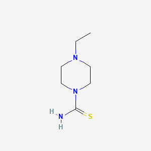 molecular formula C7H15N3S B7807574 4-乙基哌嗪-1-硫代甲酰胺 