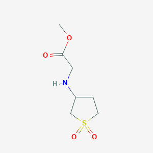 molecular formula C7H13NO4S B7807620 methyl N-(1,1-dioxidotetrahydrothien-3-yl)glycinate 