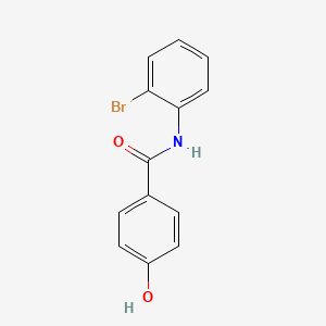 molecular formula C13H10BrNO2 B7807667 N-(2-Bromophenyl)-4-hydroxybenzamide 