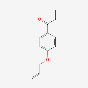 molecular formula C12H14O2 B7807677 1-(4-(2-Propenyloxy)phenyl)-1-propanone CAS No. 2089-23-8