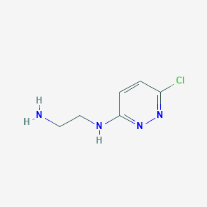 molecular formula C6H9ClN4 B7807761 1,2-Ethanediamine, N1-(6-chloro-3-pyridazinyl)- 