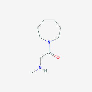molecular formula C9H18N2O B7807773 (2-Azepan-1-yl-2-oxoethyl)methylamine 