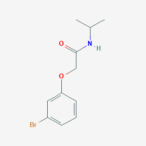 molecular formula C11H14BrNO2 B7807777 2-(3-溴苯氧基)-N-异丙基乙酰胺 