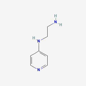 molecular formula C7H11N3 B7807783 1,2-Ethanediamine, N1-4-pyridinyl- 