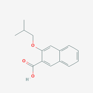 molecular formula C15H16O3 B7807811 3-Isobutoxy-2-naphthoic acid 