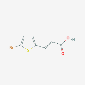 molecular formula C7H5BrO2S B7807818 3-(5-Bromo-thiophen-2-yl)-acrylic Acid 