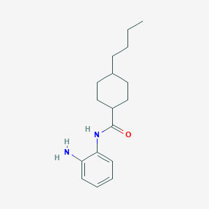molecular formula C17H26N2O B7807826 N-(2-aminophenyl)-4-butylcyclohexane-1-carboxamide 