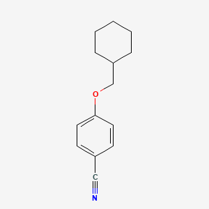 molecular formula C14H17NO B7807853 4-(Cyclohexylmethoxy)benzonitrile 
