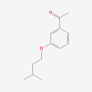 molecular formula C13H18O2 B7807854 1-(3-(Isopentyloxy)phenyl)ethanone 