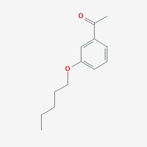 molecular formula C13H18O2 B7807858 1-(3-(Pentyloxy)phenyl)ethanone CAS No. 37062-69-4