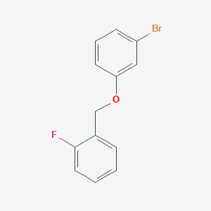 molecular formula C13H10BrFO B7807877 3-Bromophenyl-(2-fluorobenzyl)ether 