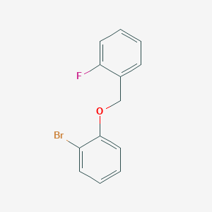 molecular formula C13H10BrFO B7807891 2-Bromophenyl-(2-fluorobenzyl)ether 