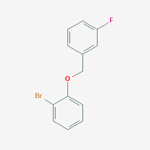 molecular formula C13H10BrFO B7807892 2-Bromophenyl-(3-fluorobenzyl)ether 